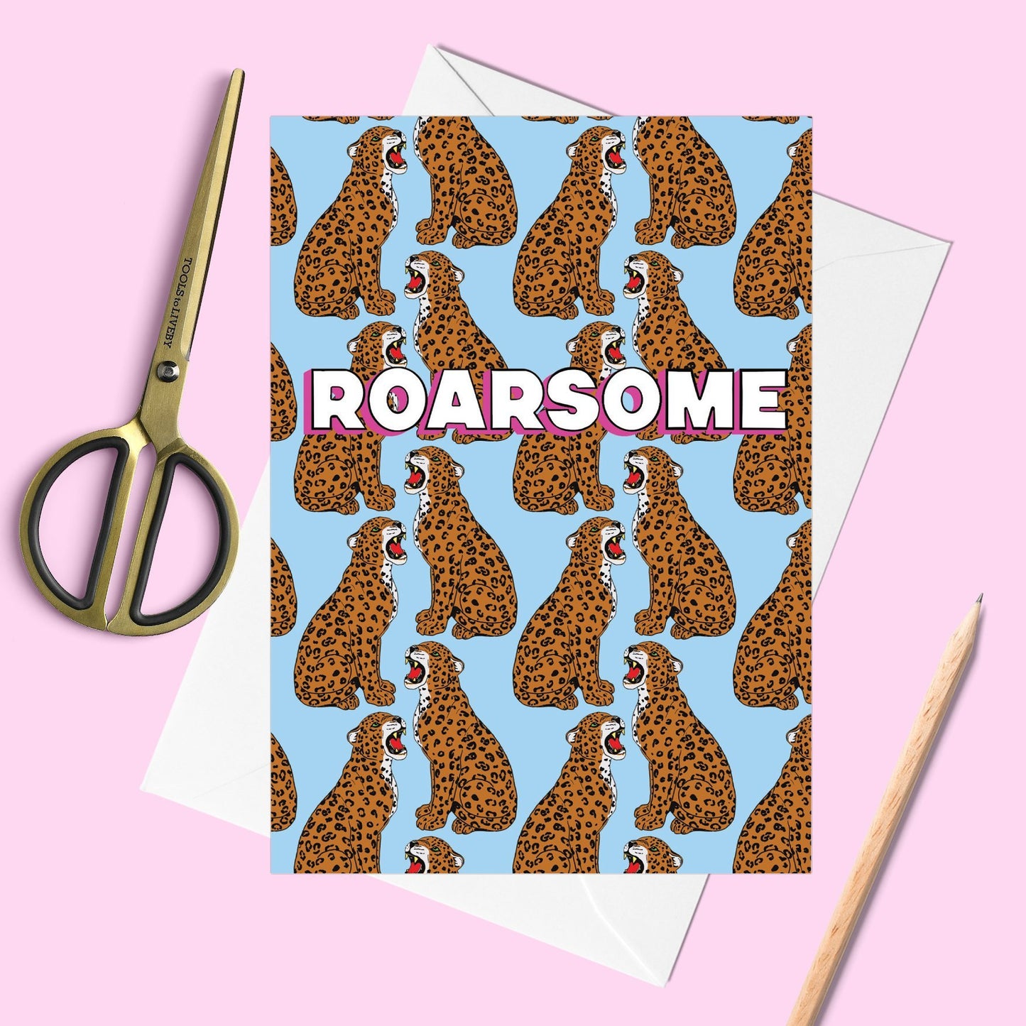 Roarsome Leopard Congratulations Card - Fawn and Thistle