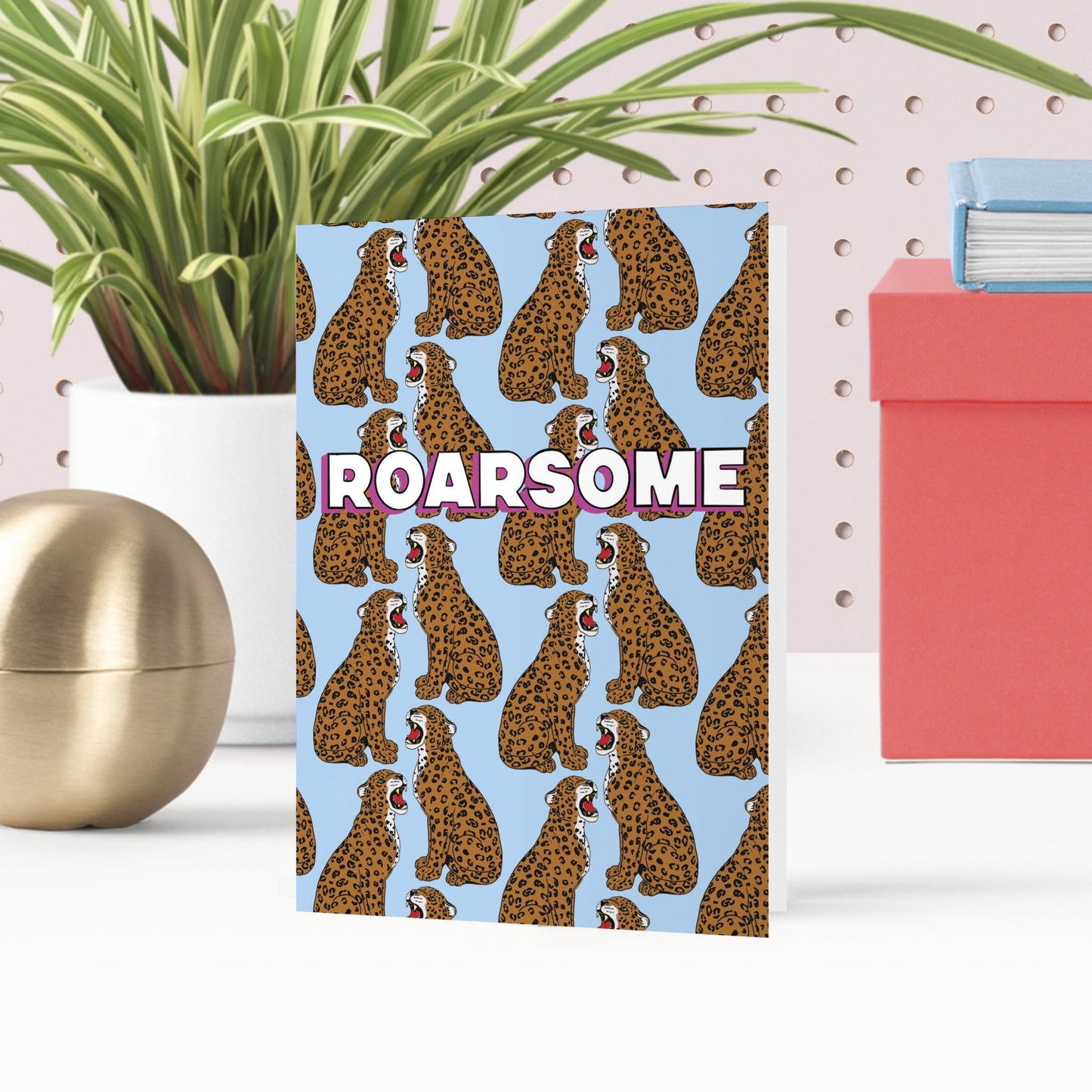 Roarsome Leopard Congratulations Card - Fawn and Thistle