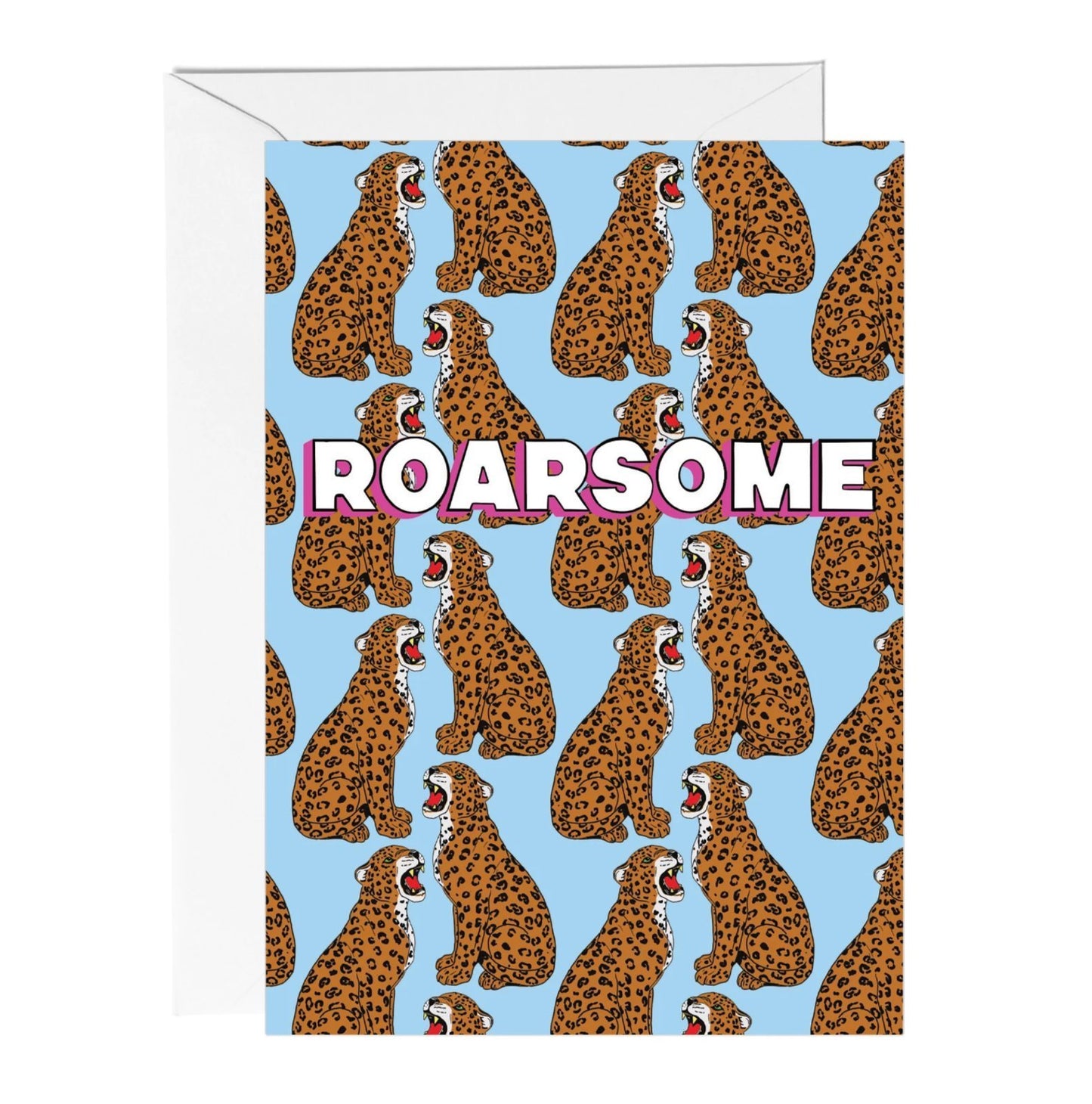Roarsome Leopard Congratulations Card - Fawn and Thistle