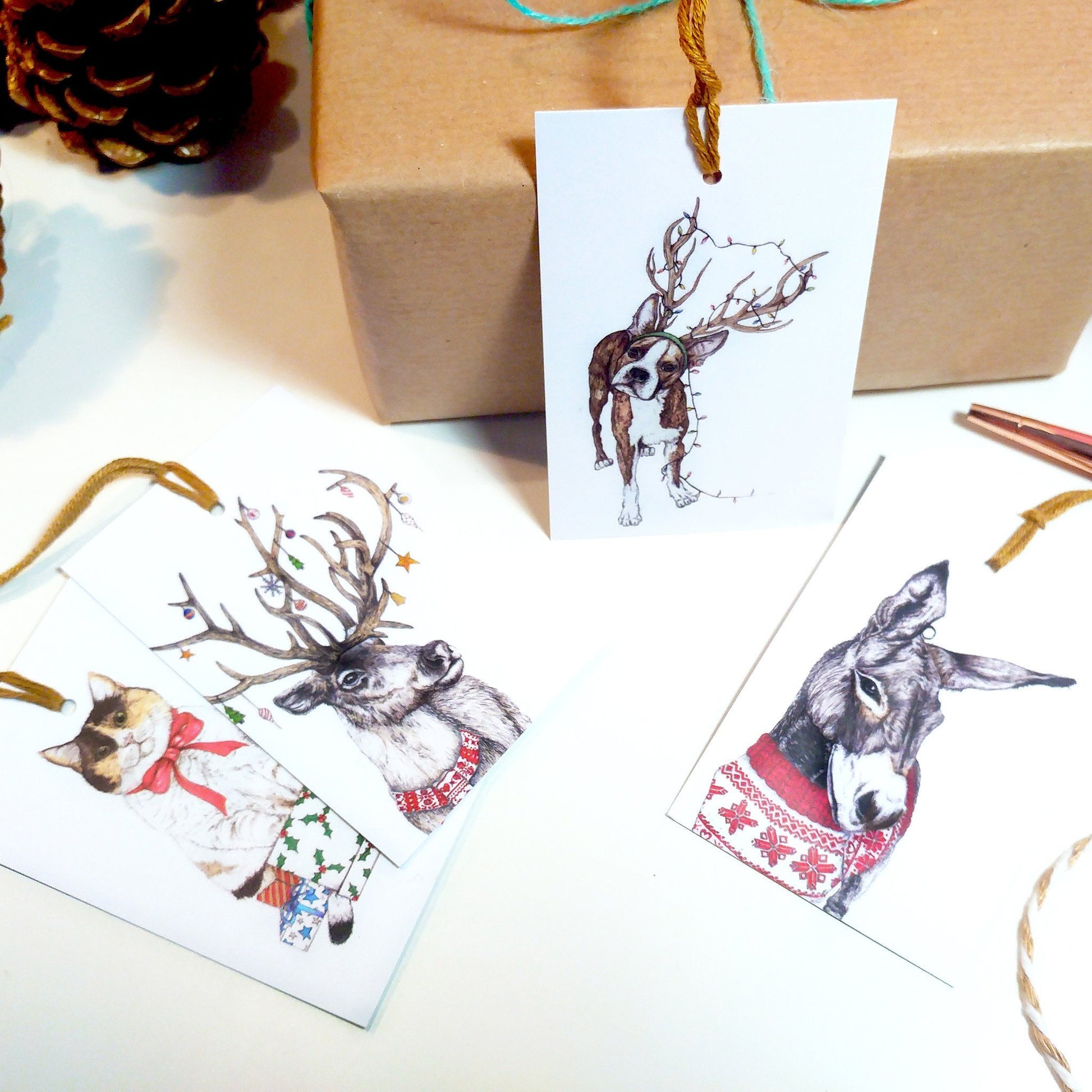 Santa's Helpers Christmas Gift Tags - Fawn and Thistle