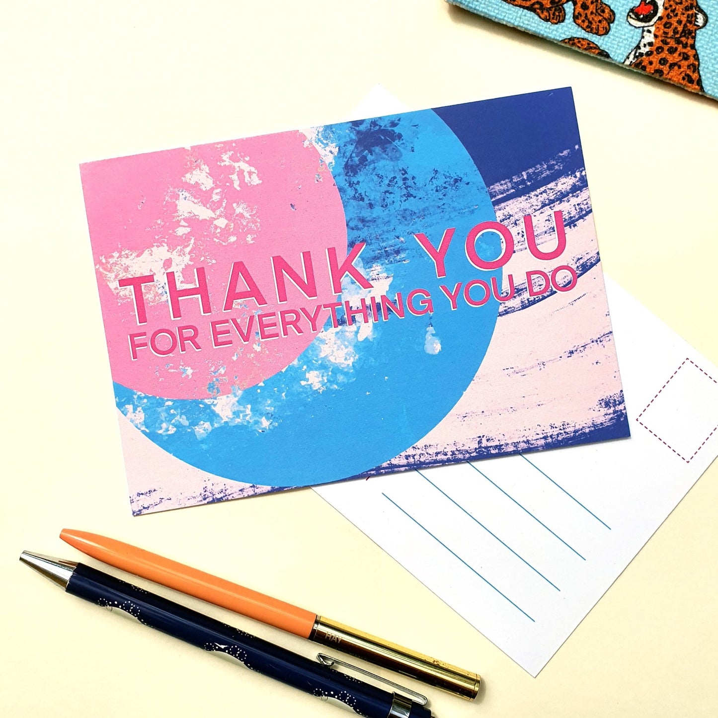 Thank You For Everything Postcard - Fawn and Thistle