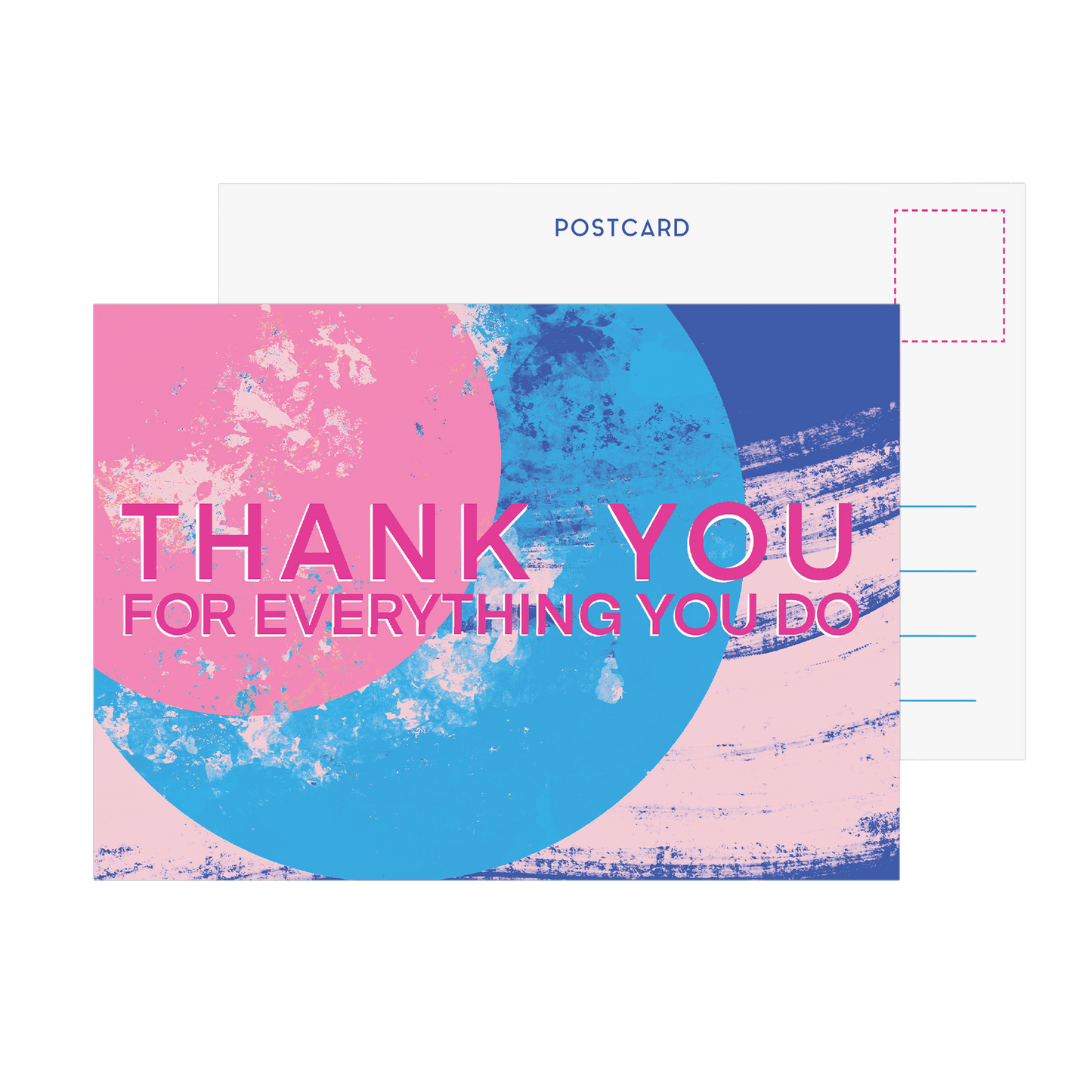 Thank You For Everything Postcard - Fawn and Thistle