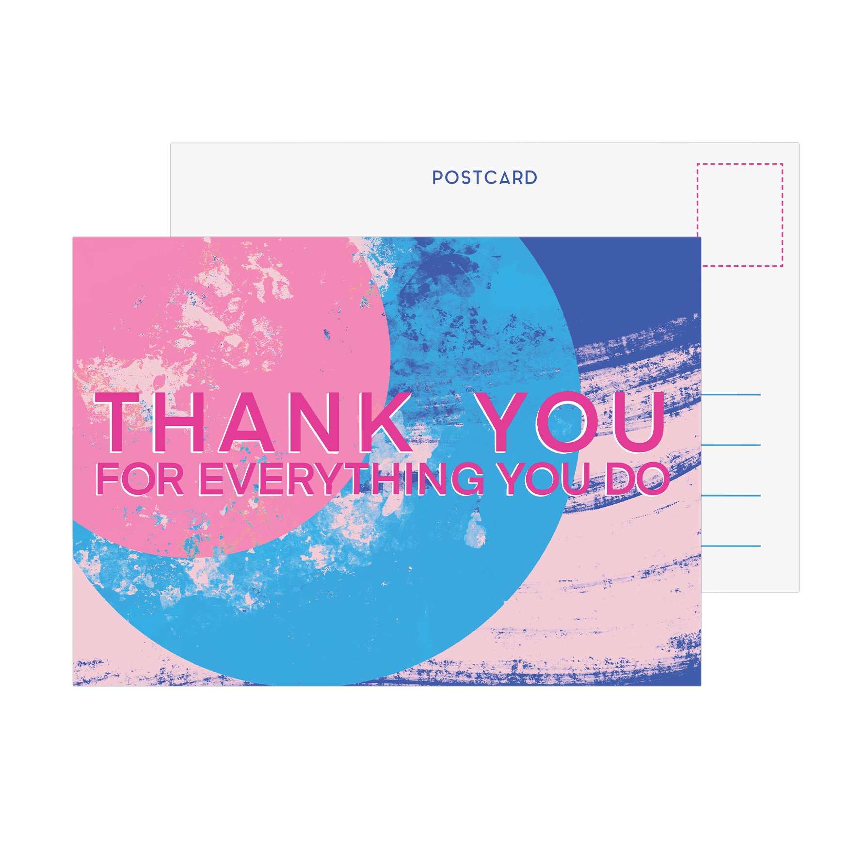 Thank You For Everything Postcard - Fawn and Thistle