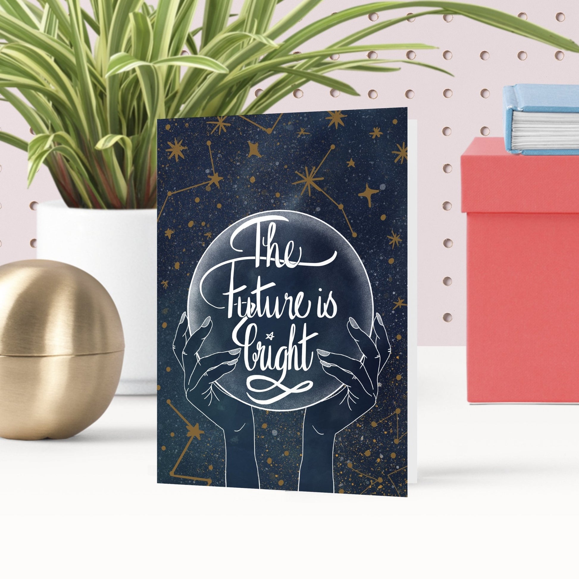 The Future is Bright Celestial Greeting Card - Fawn and Thistle