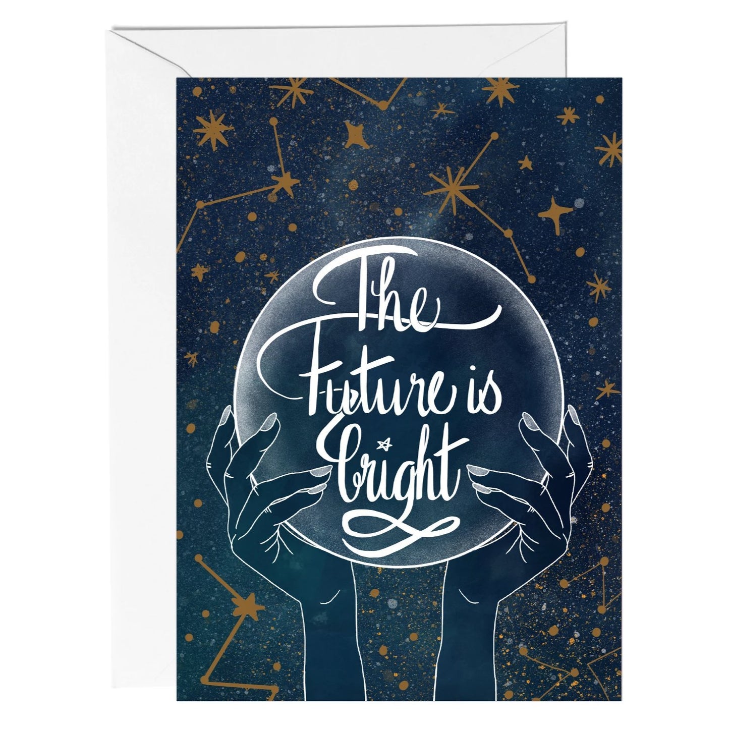 The Future is Bright Celestial Greeting Card - Fawn and Thistle