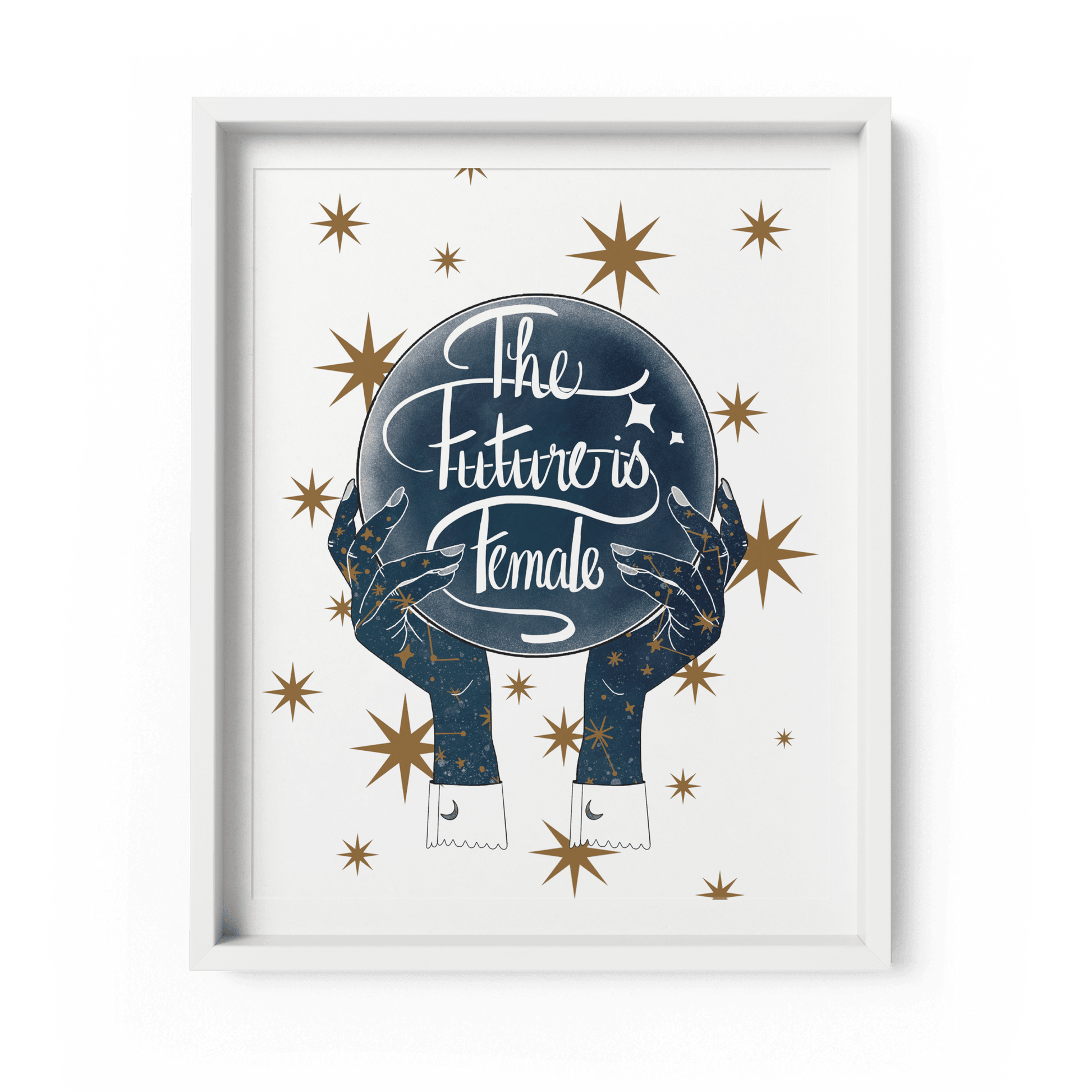 'The Future is Female' Art Print A4 - Fawn and Thistle