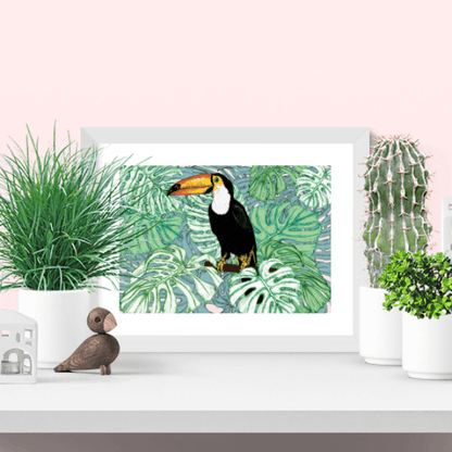 Tropical Toucan Giclee Art Print - Fawn and Thistle