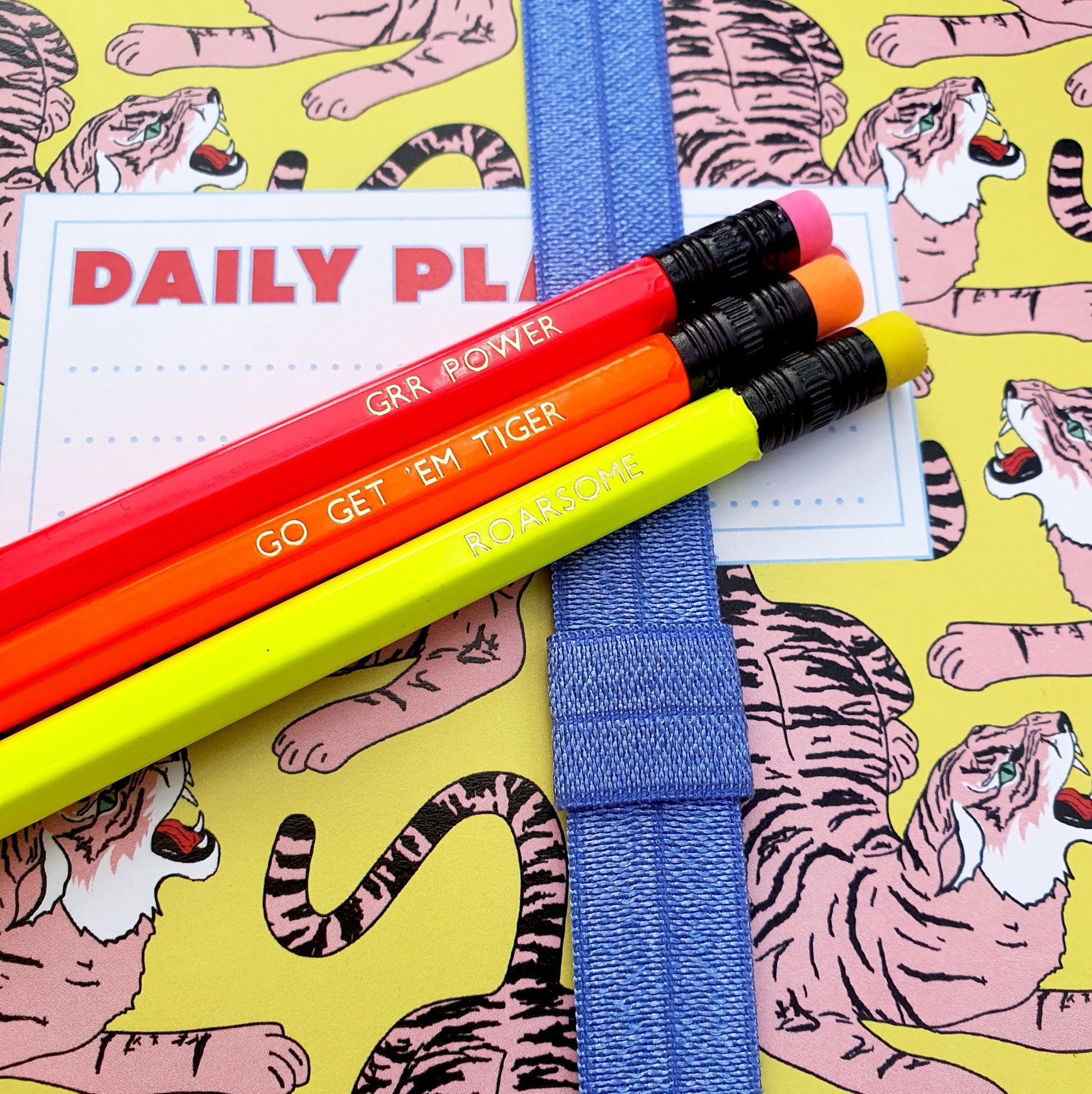 Wild Cat Positivity Neon Pencil set - Fawn and Thistle