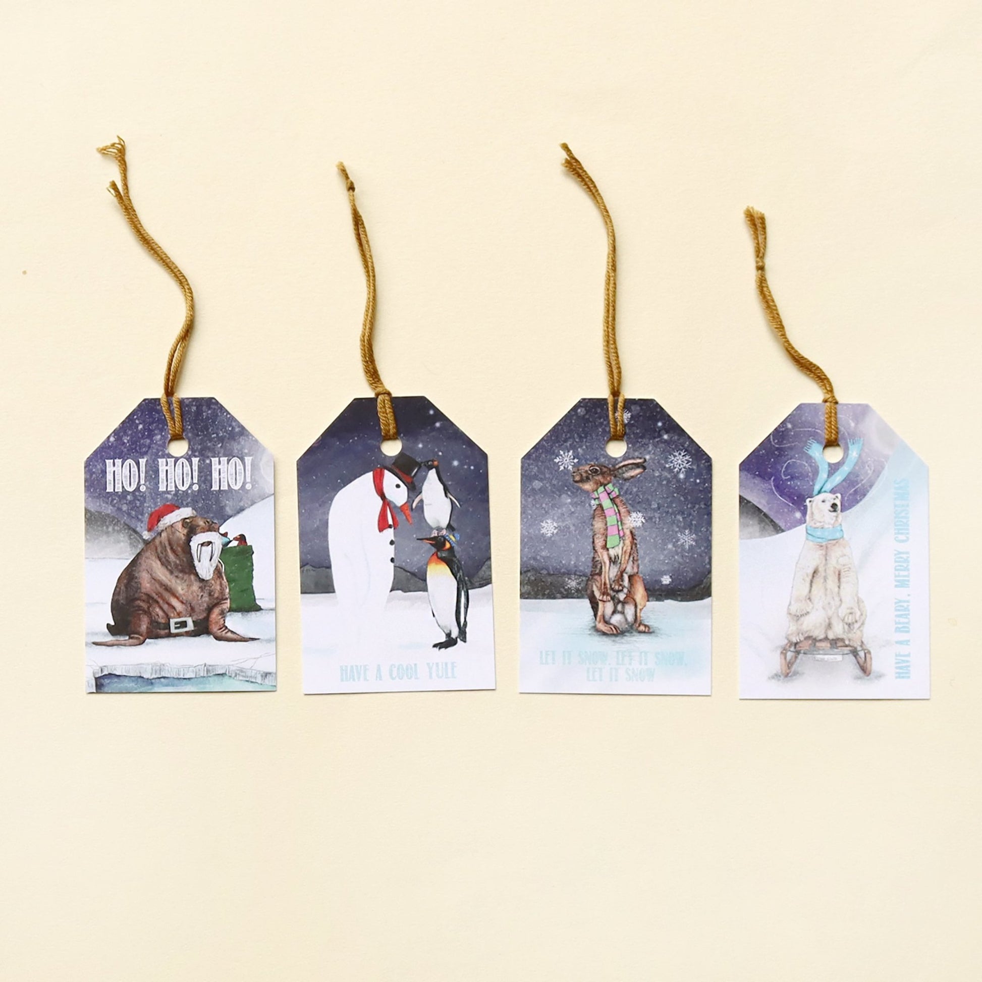 Winter Wonderland Animal Gift Tag Pack Of Eight - Fawn and Thistle