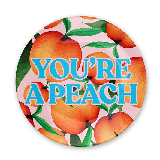 You're A Peach Plate - Fawn and Thistle